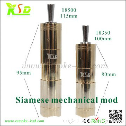 Nice design and good quality, no pcb mechanical e cig siameter mod